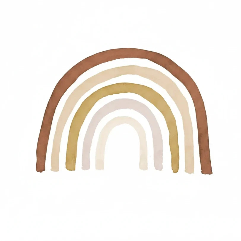 Vinilo infantil reposicionable Infantil RAINBOW TOFFEE