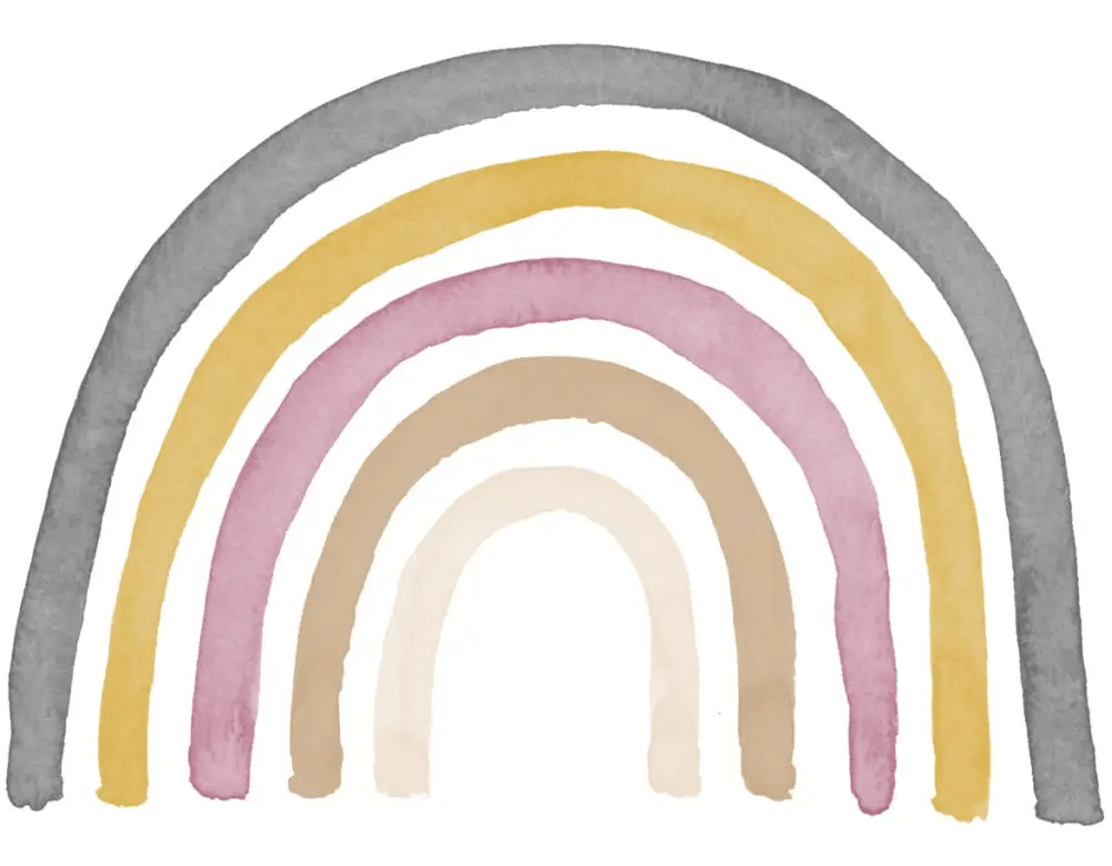 Vinilo Reposicionable Infantil RAINBOW MOSS - SUEÑOS DE CIGUEÑA