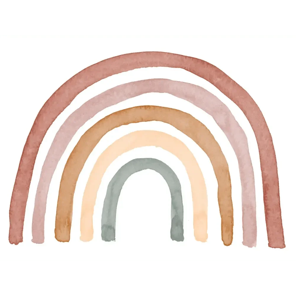 Vinilo Infantil Arcoiris - Decoración de Sueños de Ciguëña