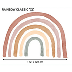 Vinilo Infantil Arcoiris - Decoración de Sueños de Ciguëña