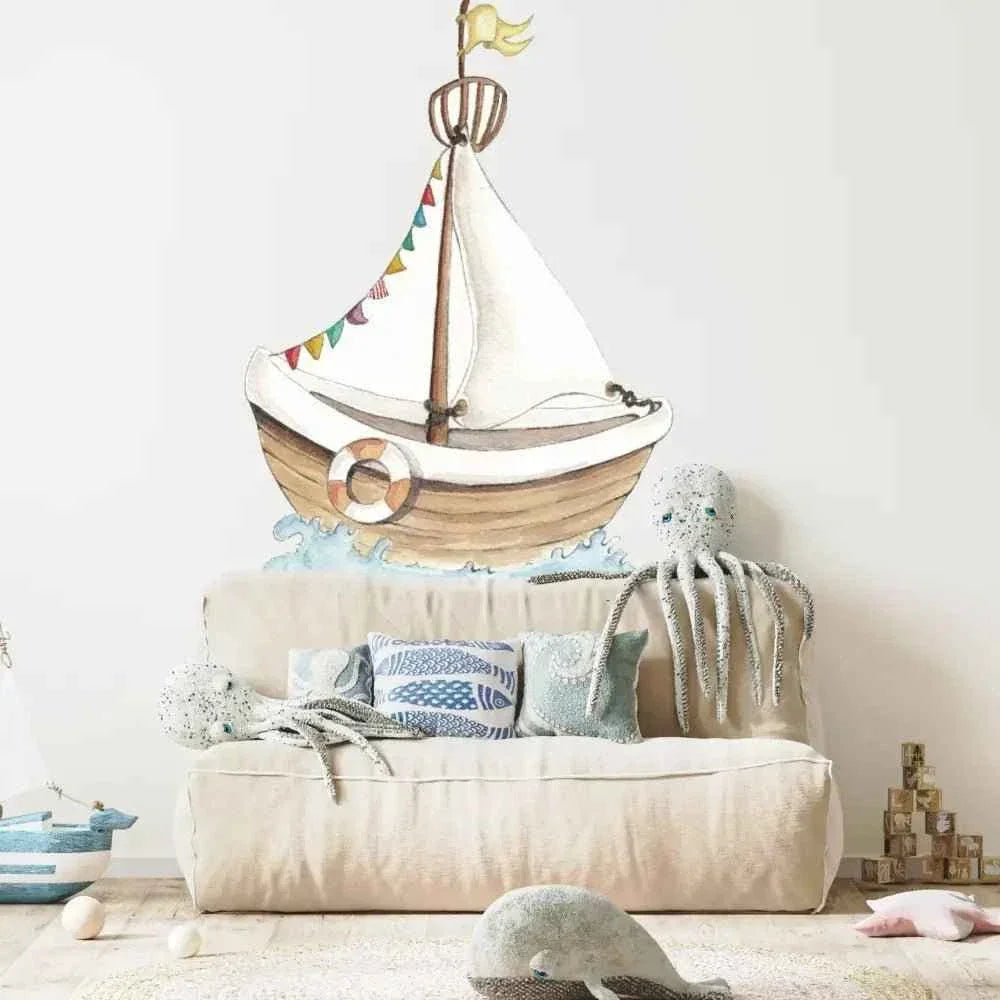 Vinilo Cabecero Barco LITTLE BOAT
