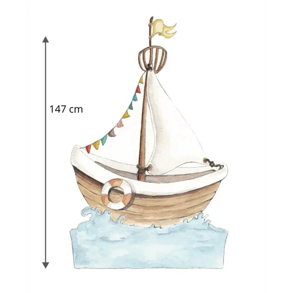 Vinilo Cabecero Barco LITTLE BOAT
