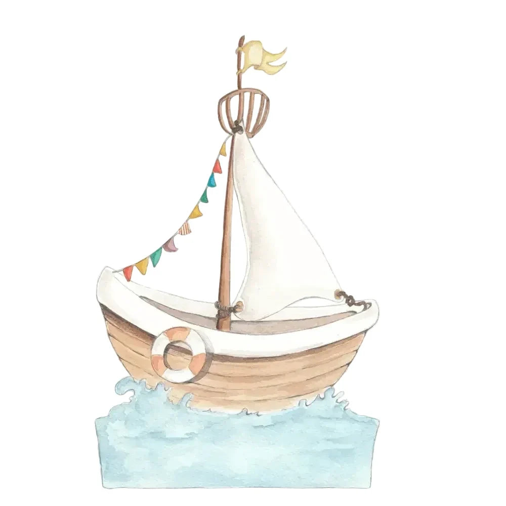 Vinilo Cabecero Barco LITTLE BOAT