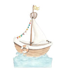 Vinilo Cabecero Barco LITTLE BOAT