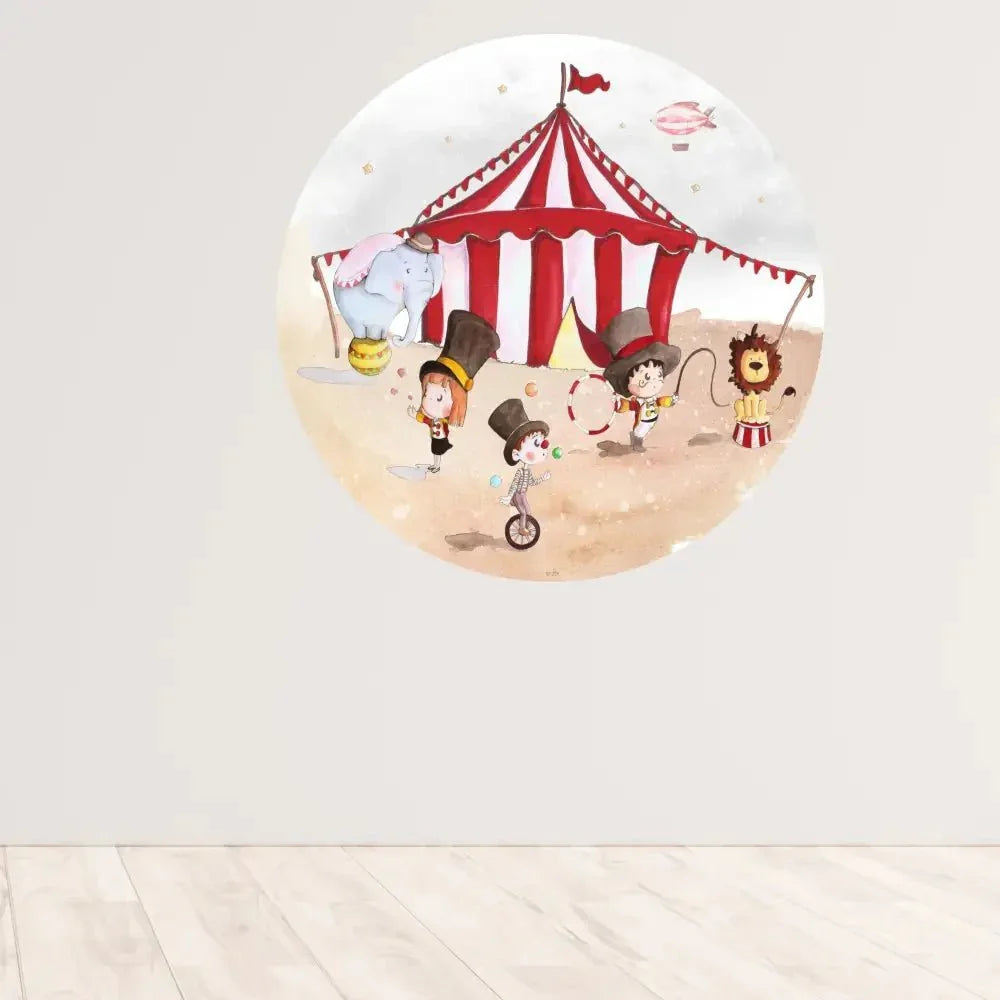 Vinilo Círculo Ø95cm "EL CIRCO"