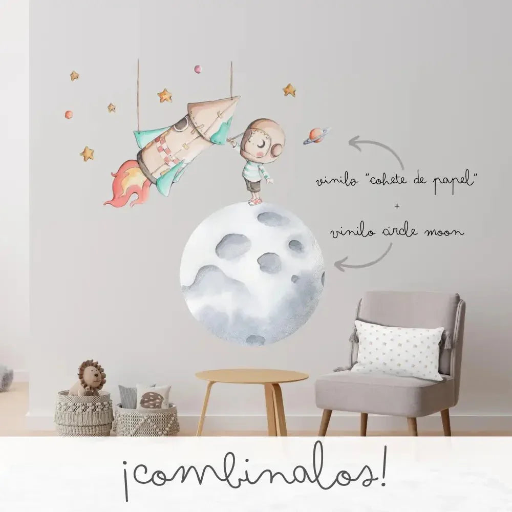 Vinilo Círculo Ø95cm "MARTE"