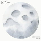 Vinilo Círculo Ø95cm "LUNA"