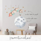 Vinilo Círculo Ø95cm "LUNA"