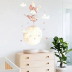 Vinilo de Tela Infantil BAILANDO EN LA LUNA