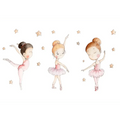 Vinilo de Tela Infantil. BAILARINAS Colección BAILAMOS