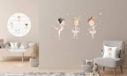 Vinilo de Tela Infantil. BAILARINAS Colección BAILAMOS