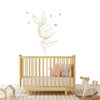 Vinilo de Tela Infantil Conejita Bailarina DANCE RABBIT 01