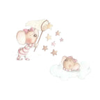 Vinilo Decorativo Infantil ATRAPANDO UNA ESTRELLA para la Habitación de los Niños