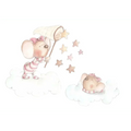 Vinilo Decorativo Infantil ATRAPANDO UNA ESTRELLA para la Habitación de los Niños