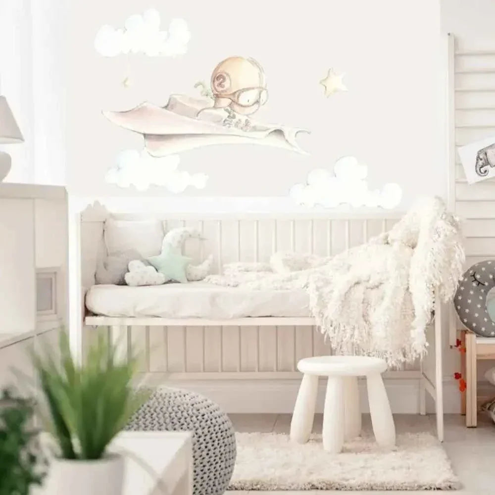 Vinilo Decorativo Infantil AVION DE PAPEL