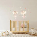 Vinilo Decorativo Infantil BAILANDO CON MARIPOSAS