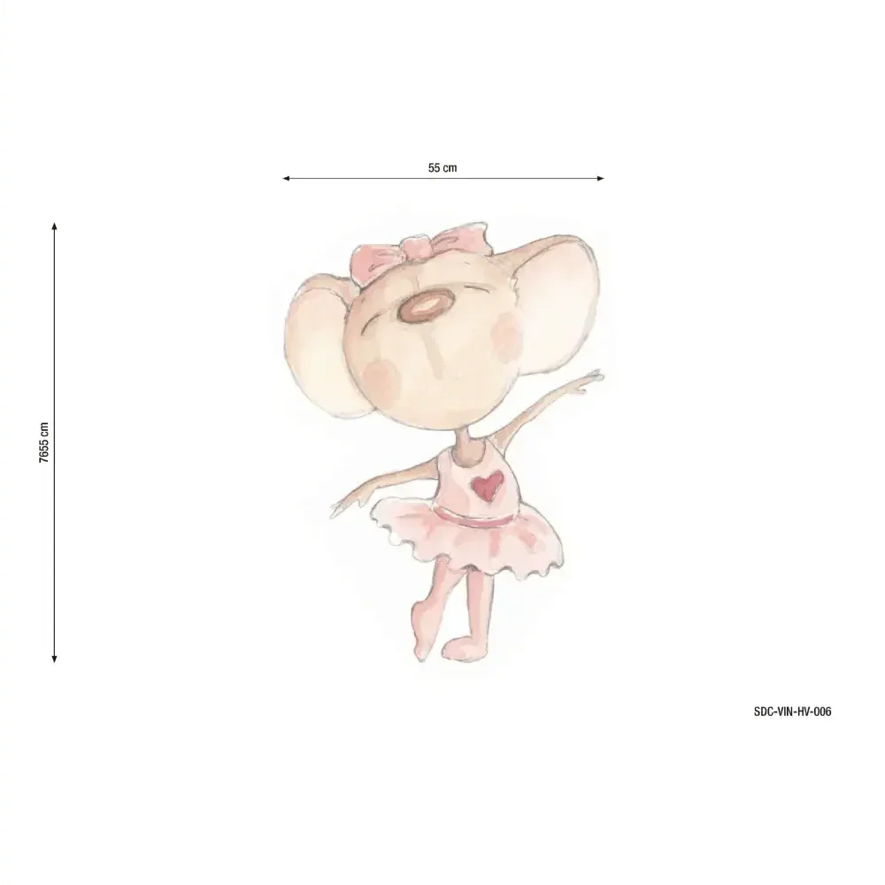 Vinilo Decorativo Infantil BAILANDO CON MARIPOSAS