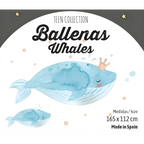 Vinilo Decorativo Infantil BALLENAS - SUEÑOS DE CIGUEÑA