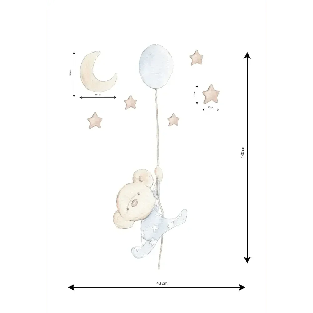 Vinilo Decorativo Infantil BALLOON BOY - SUEÑOS DE CIGUEÑA
