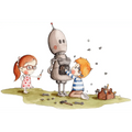 Vinilo Decorativo Infantil BOTTY EL ROBOT