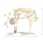Vinilo Decorativo Infantil Caballos BEST FRIEND BOY - SUEÑOS DE CIGÜEÑA