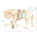 Vinilo Decorativo Infantil Caballos GREAT FRIEND