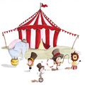 Vinilo Decorativo Infantil Circo XL