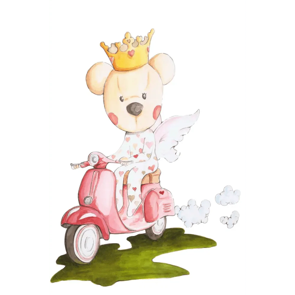 Vinilo Decorativo Infantil CLOE VESPA