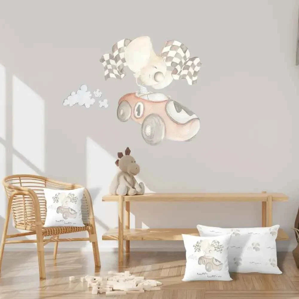 Vinilo Decorativo Infantil COCHE DE CARRERAS