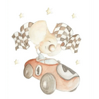 Vinilo Decorativo Infantil COCHE DE CARRERAS