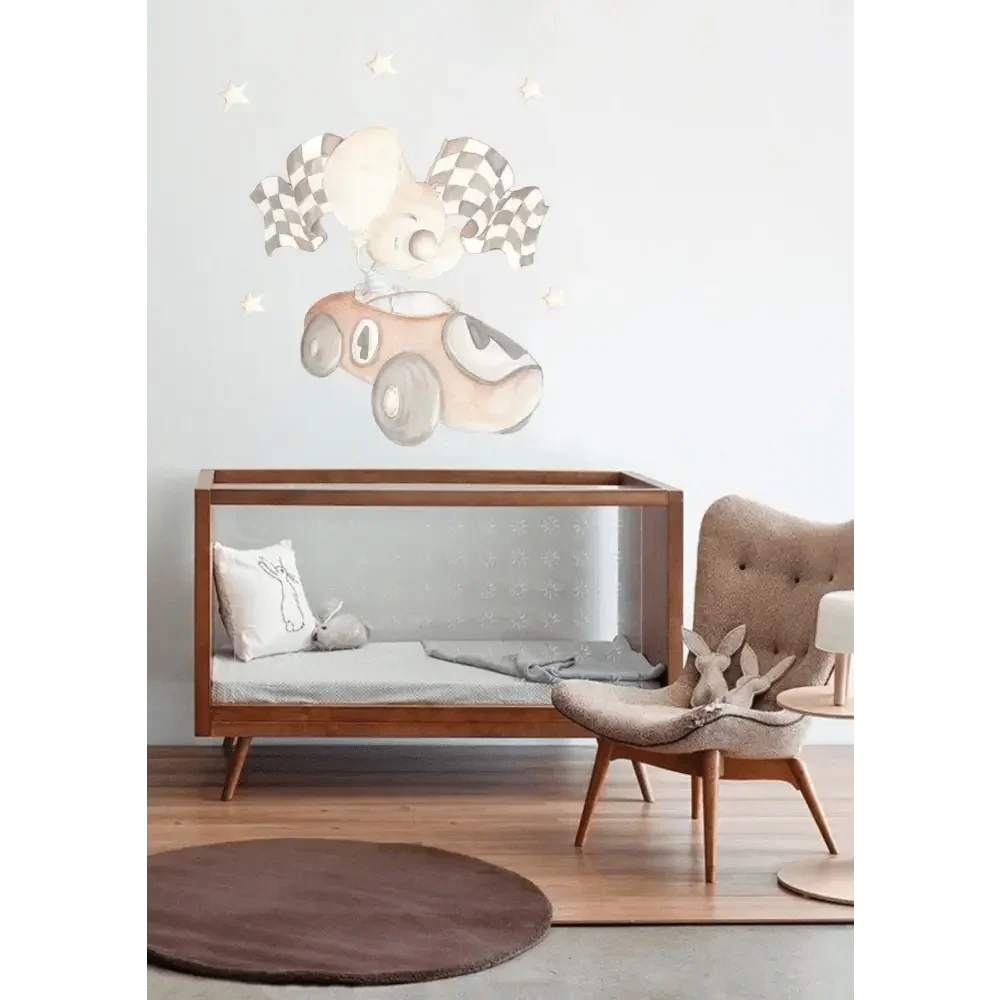 Vinilo Decorativo Infantil COCHE DE CARRERAS