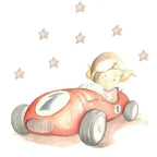 Vinilo Decorativo Infantil Coche FAST CAR - SUEÑOS DE CIGUEÑA