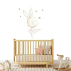 Vinilo Decorativo Infantil DANCE RABBIT 01 - SUEÑOS DE CIGÜEÑA