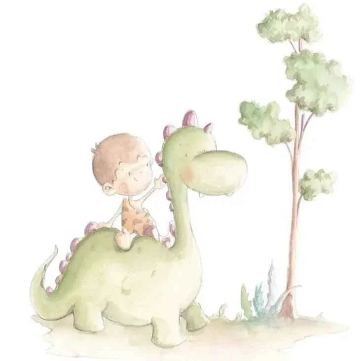 Vinilo Decorativo Infantil Dinosaurio LINO & DINO