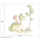 Vinilo Decorativo Infantil Dinosaurio LINO & DINO