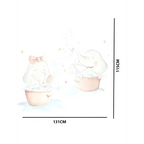 Vinilo Decorativo Infantil ELEFANTITOS AL BAÑO - SUEÑOS DE CIGUEÑA