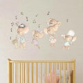 Vinilo Decorativo Infantil Ratitas - Familia de Ratitas para Sueños de Cigueña