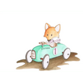 Vinilo Decorativo Infantil FOXY FOX - SUEÑOS DE CIGUEÑA