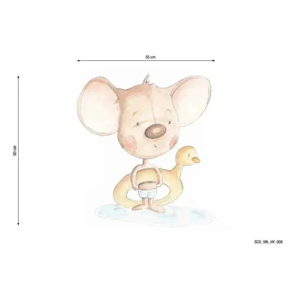 Vinilo Decorativo Infantil JUEGOS EN LA ARENA - Decoración Original para Habitaciones de Niños