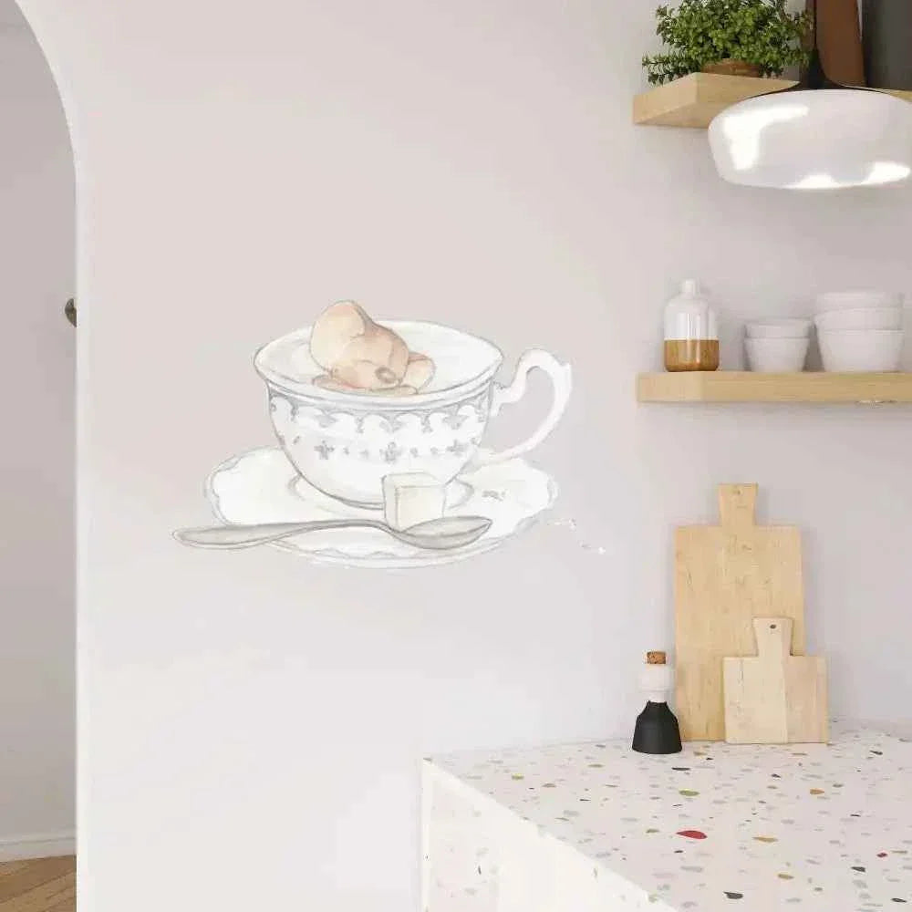 Vinilo Decorativo Infantil LA TACITA - Vinilos Infantiles para Decorar Con Encanto