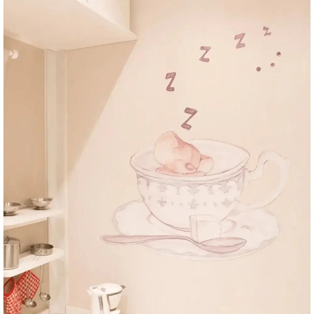 Vinilo Decorativo Infantil LA TACITA - Vinilos Infantiles para Decorar Con Encanto