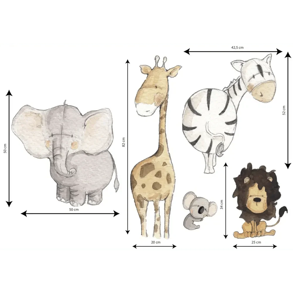 Vinilo Decorativo Infantil MADAGASCAR - SUEÑOS DE CIGUEÑA