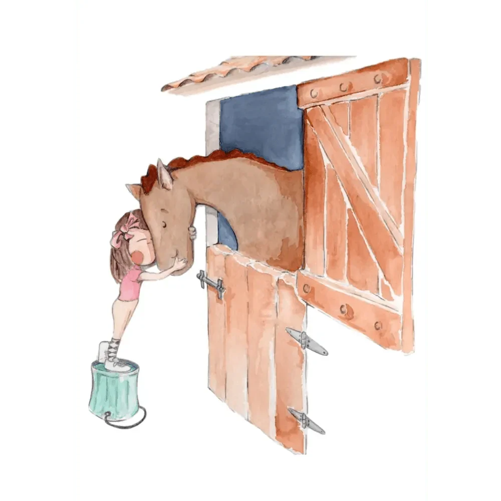 Vinilo Decorativo Infantil Caballo MI GRAN AMIGO para Habitación de Niños