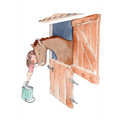 Vinilo Decorativo Infantil Caballo MI GRAN AMIGO para Habitación de Niños