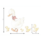 Vinilo Decorativo Infantil patitos MAMA DUCK