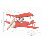 Vinilo Decorativo Infantil PEPO EL AVIADOR - SUEÑOS DE CIGUEÑA