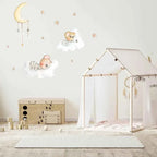 Vinilo Decorativo Infantil SOÑANDO ENTRE NUBES