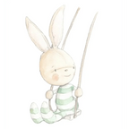 Vinilo Decorativo Infantil SWING RABBIT