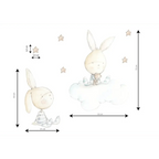 Vinilo Decorativo Infantil TWIN RABBIT