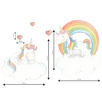 Vinilo Decorativo Infantil TWIN UNICORN